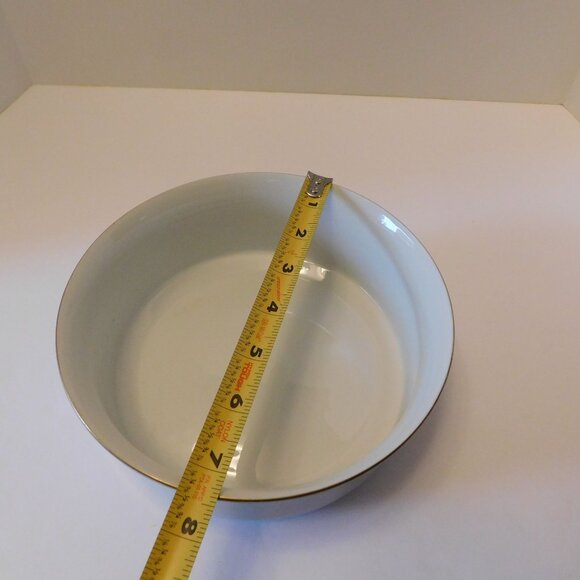 Johann Haviland Bavaria Germany Twilight Rose Porcelain Serving Bowl Gold Rim - Picture 4 of 9